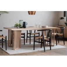 Gallery Direct Okayama Oak Large Dining Table Gallery Direct Okayama Oak Large Dining Table