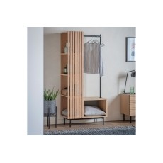 Gallery Direct Okayama Oak Open Wardrobe Gallery Direct Okayama Oak Open Wardrobe