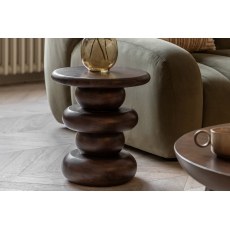Gallery Direct Sculpt Mango Wood Side Table Gallery Direct Sculpt Mango Wood Side Table