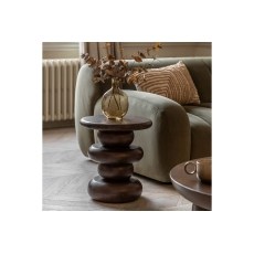 Gallery Direct Sculpt Mango Wood Side Table Gallery Direct Sculpt Mango Wood Side Table