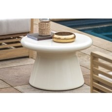 Gallery Direct Pavia Outdoor Cream Concrete Coffee Table Gallery Direct Pavia Outdoor Cream Concrete Coffee Table