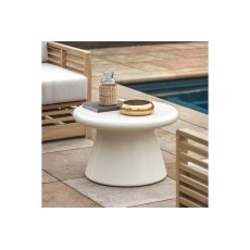 Gallery Direct Pavia Outdoor Cream Concrete Coffee Table Gallery Direct Pavia Outdoor Cream Concrete Coffee Table