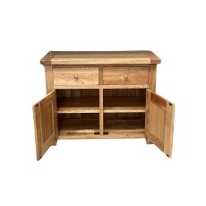 Largo Rustic Solid Oak Small Sideboard Largo Rustic Solid Oak Small Sideboard