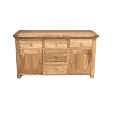 Largo Rustic Solid Oak Large Sideboard Largo Rustic Solid Oak Large Sideboard