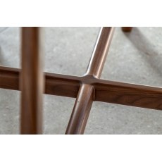 Gallery Direct Madrid Walnut Round Dining Table Set & x4 Dining Chairs Gallery Direct Madrid Walnut Round Dining Table Set & x4 Dining Chairs