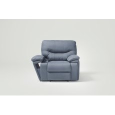 Quantum Cinematic Power Recliner Armchair with Headrest and iTable Arm Quantum Cinematic Power Recliner Armchair with Headrest and iTable Arm