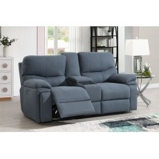 Quantum Cinematic 2 Seater Power Recliner Sofa with Headrest and iTable Console Quantum Cinematic 2 Seater Power Recliner Sofa with Headrest and iTable Console