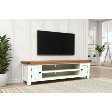Cotswold White Extra Large TV Stand 180cm Wide Cotswold White Extra Large TV Stand 180cm Wide