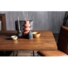 Soho Solid Oak 200cm Holburn Star Base Dining Table Set + 4 Cooper Grey Chairs + Cooper Tan Bench Soho Solid Oak 200cm Holburn Star Base Dining Table Set + 4 Cooper Grey Chairs + Cooper Tan Bench