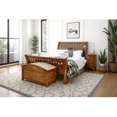 Bermuda Reclaimed Wood Slatted Bedframe Bermuda Reclaimed Wood Slatted Bedframe