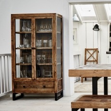 Nixon Reclaimed Wood Display Cabinet Nixon Reclaimed Wood Display Cabinet