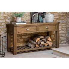 Gallery Direct Hardwick Smoked Oak 2 Drawer Console Table Gallery Direct Hardwick Smoked Oak 2 Drawer Console Table