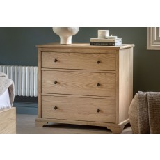 Gallery Direct Malvern Natural Oak 3 Drawer Chest of Drawers Gallery Direct Malvern Natural Oak 3 Drawer Chest of Drawers