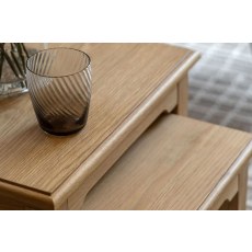 Gallery Direct Malvern Natural Oak Nest Of Tables Gallery Direct Malvern Natural Oak Nest Of Tables