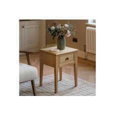Gallery Direct Malvern Natural Oak 1 Drawer Side Table Gallery Direct Malvern Natural Oak 1 Drawer Side Table