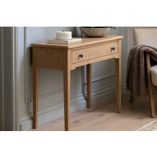 Gallery Direct Malvern Natural Oak 1 Drawer Console Table Gallery Direct Malvern Natural Oak 1 Drawer Console Table