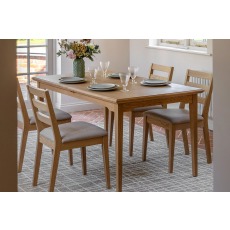 Gallery Direct Malvern Natural Oak Extending 150-200cm Dining Table Gallery Direct Malvern Natural Oak Extending 150-200cm Dining Table