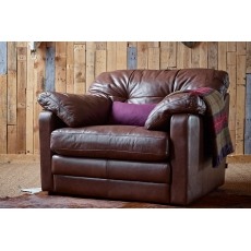 Alexander & James Bailey Leather Snuggler Chair Alexander & James Bailey Leather Snuggler Chair