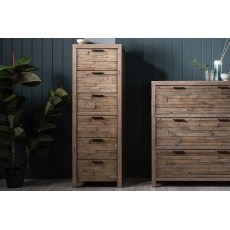 Tuscan Springs Reclaimed Wood 6 Drawer Tall Chest of Drawers Tuscan Springs Reclaimed Wood 6 Drawer Tall Chest of Drawers