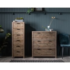 Tuscan Springs Reclaimed Wood 3 Drawer Chest of Drawers Tuscan Springs Reclaimed Wood 3 Drawer Chest of Drawers