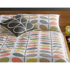 Orla Kiely Scribble Stem Multi Standard Pillowcase Cotton Bedding Pair Furniture World