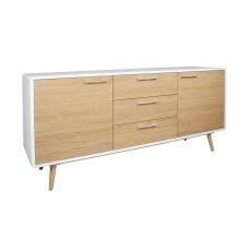 Princeton High Gloss White Large Sideboard Princeton High Gloss White Large Sideboard
