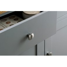 Chester Oak Painted Grey - Lamp Table 36x40cm| Moles Breath Grey Chester Oak Painted Grey - Lamp Table 36x40cm| Moles Breath Grey