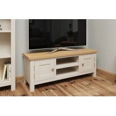 Oak City - Dorset Oak 120cm Large TV Unit For Screens Up To 55" | Truffle Grey Oak City - Dorset Oak 120cm Large TV Unit For Screens Up To 55" | Truffle Grey