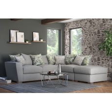 Fantasy L Shape Corner Sofa Bed With Scatter Back Fantasy L Shape Corner Sofa Bed With Scatter Back