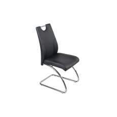 Zen Dining Chair in Black PU Finish Zen Dining Chair in Black PU Finish