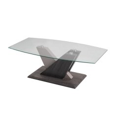 Zen Glass Coffee Table with High Gloss Finish Zen Glass Coffee Table with High Gloss Finish