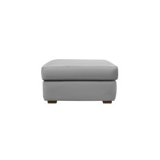G Plan Seattle Leather Footstool With Wood Feet G Plan Seattle Leather Footstool With Wood Feet