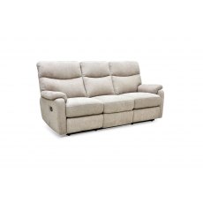 Monet 3 Seater Manual Recliner Sofa in Mink Fabric - STOCK Monet 3 Seater Manual Recliner Sofa in Mink Fabric - STOCK
