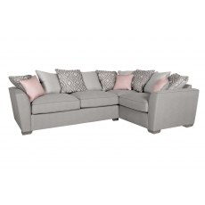 Fantasy L Shape Medium Corner Sofa With Scatter Back Fantasy L Shape Medium Corner Sofa With Scatter Back