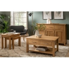 Chester Oak Low Bookcase 70cm Wide Chester Oak Low Bookcase 70cm Wide