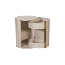 Lily Painted Mahogany Bedside (Right) Lily Painted Mahogany Bedside (Right)