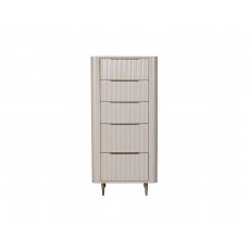 Lily Painted Mahogany 5 Drawer Tall Chest of Drawers Lily Painted Mahogany 5 Drawer Tall Chest of Drawers