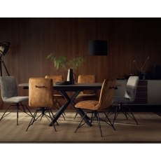 Lola Swivel Velvet Grey Dining Chair (Pair) Lola Swivel Velvet Grey Dining Chair (Pair)