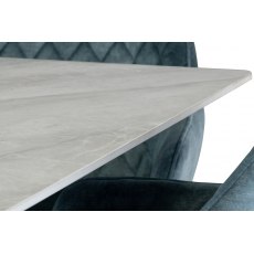 Cleveland Sintered Stone X-Frame 1.8m Dining Table with Rebecca Grey Top Cleveland Sintered Stone X-Frame 1.8m Dining Table with Rebecca Grey Top