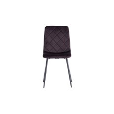 Indy Velvet Dining Chair in Aubergine Indy Velvet Dining Chair in Aubergine