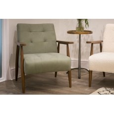 Arena Upholstered Vintage Wood Frame Chair Arena Upholstered Vintage Wood Frame Chair