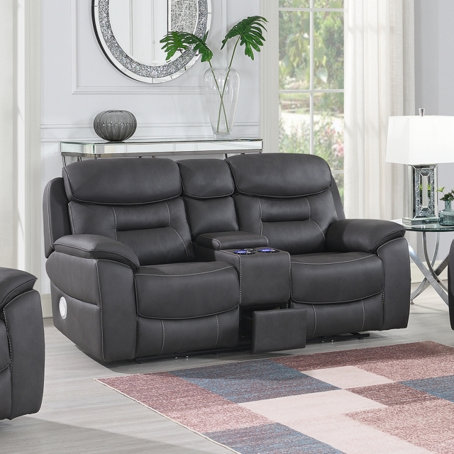 Sofa on sale with console