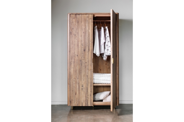 Wooden 2024 double wardrobe