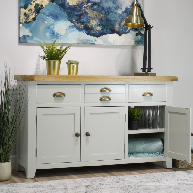 Extra large painted deals sideboard