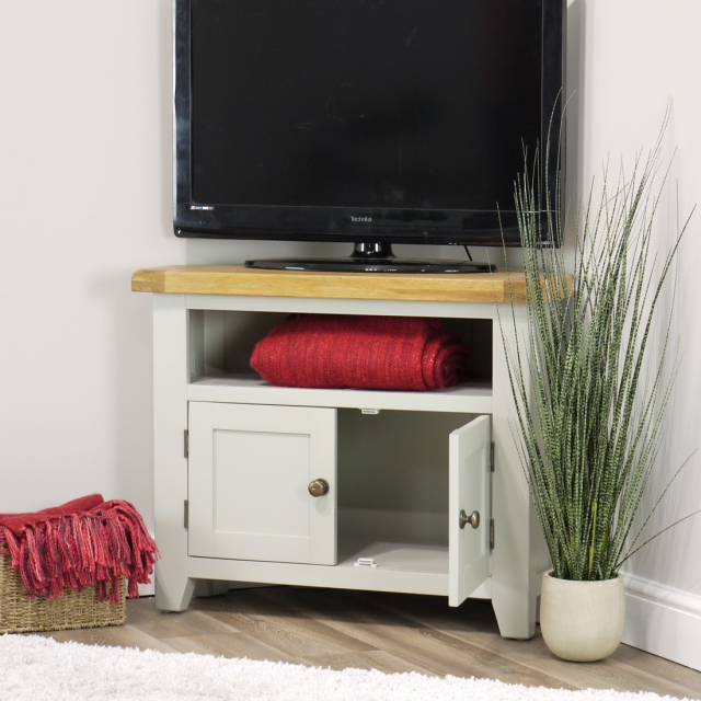 Painted corner tv deals unit