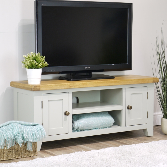 Painted wood online tv cabinet