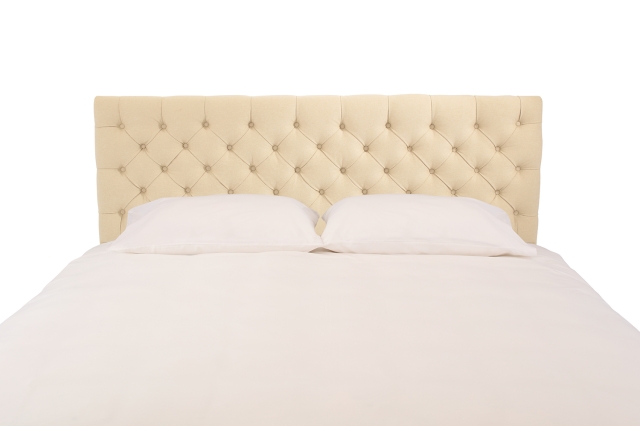 Ivory deals tufted headboard