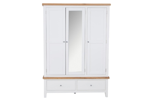 White painted online oak wardrobes