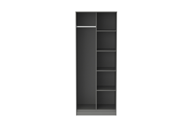 2 door open store shelf wardrobe