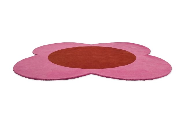 Orla Kiely Flower Spot Pink/Red Rug Orla Kiely Flower Spot Pink/Red Rug